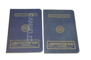 Vintage Lot of 2 Northwestern Bank & Trust St. Louis, MO Savings Books 1967-80 - Bild 1 von 5