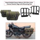 Fit For Royal Enfield "Pannier Bags & Mounting Olive Color" Classic Reborn 350