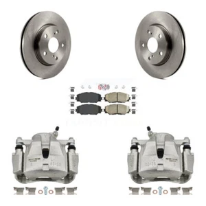 Front Brake Caliper Rotor Ceramic Pad Kit For Toyota RAV4 Prius V Scion xB Lexus - Picture 1 of 7