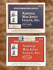 2009 & 2010 National Mah Jongg League Official Standard Hands & Rules Large