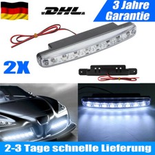 2x LED Tagfahrlicht Prüfzeichen E4 R87 Tagfahrleuchten DayLight TFL DLR 12V *