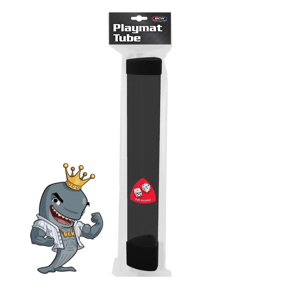 BCW Playmat Tube Smoke With 2 Dice & Caps FREE SHIP - Image 1 of 1