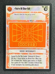 You're All Clear Kid  Star Wars Card Decipher 1996  NonFoil  - Picture 1 of 2