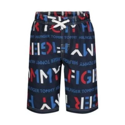 Tommy Hilfiger Boys Navy Blazer Swim Trunk With UPF 50+ Size XL (20) - Image 1 of 4