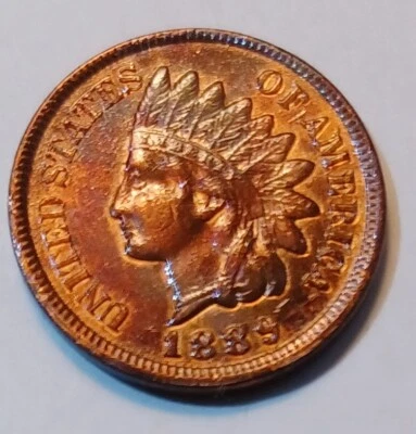 1889 INDIAN HEAD CENT Brilliant HIGH GRADE VERY COLLECTIBLE NICE DETAIL - Image 1 of 2