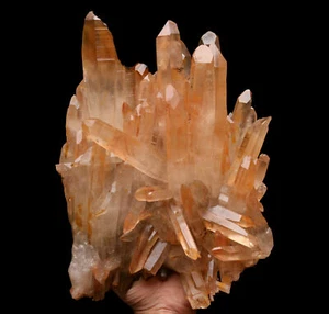 Muestra mineral curativa punto racimo cristal cuarzo piel clara natural 11,78 lb - Imagen 1 de 10