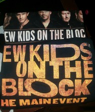 New Kids On The Block "Two" 2 Tour 2015 Black T-Shirt New Xl