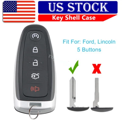 For 2013 2014 2015 2016 Lincoln MKX MKS MKT Navigator Remote Key Fob Shell Case - Image 1 of 4