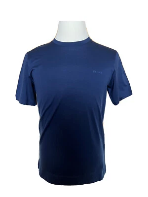NUEVO CON ETIQUETAS $325 ZZEGNA Camiseta Azul Cuello Redondo Pequeña ZZF630 Foto 1 de 4