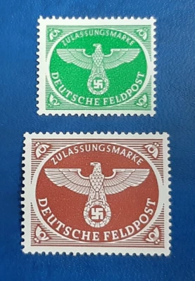 Sellos Alemania Deutsches Reich FELDPOST SEGUNDA GUERRA MUNDIAL, marca de registro 1942 (24305) Foto 1 de 3