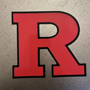 RUTGERS R Auto Magnet Gummi Scarlet Knights - NEU - Bild 1 von 2