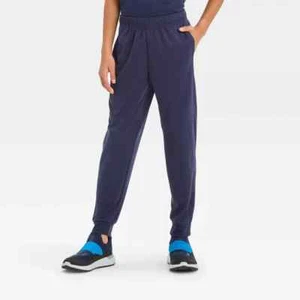 New Boys' Mesh Jogger Pants - All In Motion™ Navy size S 6-7 - Picture 1 of 7