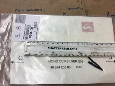 PEUGEOT 206 QUIKSILVER emblema transferencia rápida astilla 8665QY Foto 1 de 3