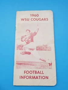 WASHINGTON STATE COUGARS - COLLEGE FOOTBALL MEDIA GUIDE - 1960 - Picture 1 of 3