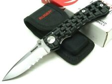 Crkt Ruger R1804 Black Go-N-Heavy Compact Serrated Folding Pocket Knife