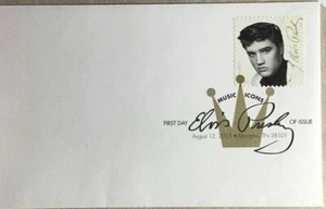 Elvis Presley Stamp First Day Issue 1st Cover August 12 2015 Music Icons FDC DCP - Picture 1 of 3