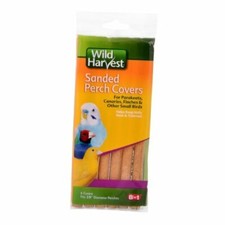 Wild Harvest P-84141 Sanded Perch Covers for Small Birds, 6-Count