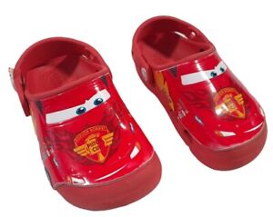 Crocs Lightning McQueen Disney Pixar Cars Piston Cup Red Toddler Size C 10 