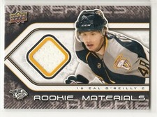 2009-10 UPPER DECK SERIES 2 CAL O'REILLY ROOKIE MATERIALS JERSEY CARD #RM-CO