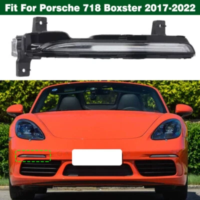 LED Right Front Bumper Fog Light Driving Lamp For Porsche 718 Boxster 2017-2022 - Image 1 of 4
