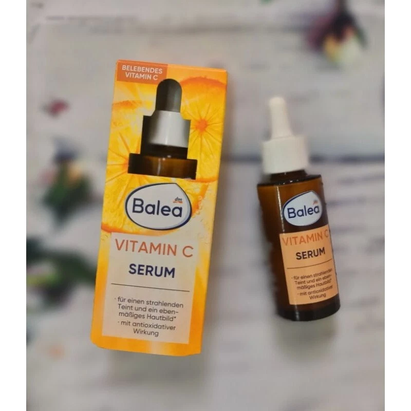VITAMINA C sérum facial, Balea, 30 ml, VEGANO, ¡Cada comprador recibe un regalo! Sin envío a EE. UU. Foto 1 de 4