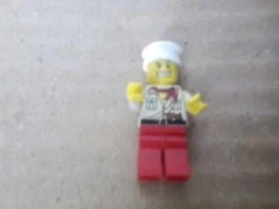 Lego Mini Figura Jefe Gorra Blanca Foto 1 de 2