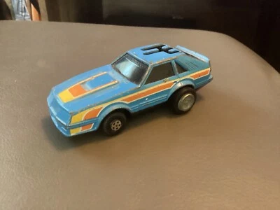 Schaper Five Winders 1984 de colección - Ford Mustang - carrocería Fox rara azul Foto 1 de 4