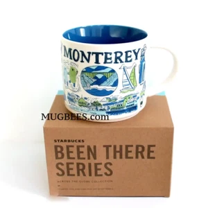 Starbucks Been There Series Monterey California Ceramic Coffee Mug Cup 14oz - Picture 1 of 5