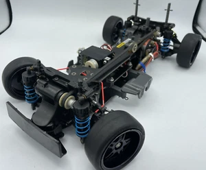 For parts TAMIYA TA03R TA-03R FRP wheelbase 255mm chassis with motor and ESC - Picture 1 of 18