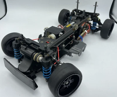 For parts TAMIYA TA03R TA-03R FRP wheelbase 255mm chassis with motor and ESC - Image 1 of 4
