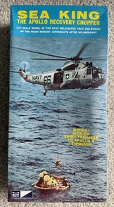 MPC Sea King Apollo Recovery Chopper 1/72 Scale Model Kit 1504-150 (1970) Sealed - Picture 1 of 6