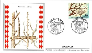 Monaco FDC 1994 Apricot Tree Winter - A03365 - Picture 1 of 2