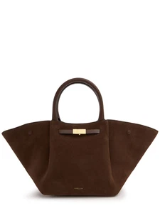 DEMELLIER The New York Midi Mocha Tote Bag New & Authentic - Picture 1 of 4