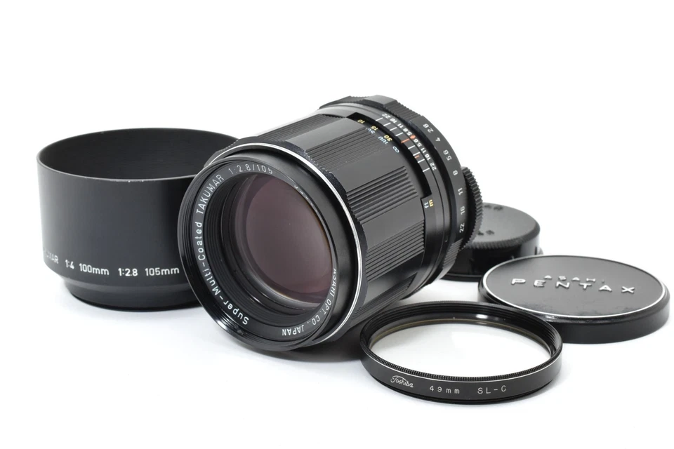 PENTAX SMC Super Multi Coated Takumar 105mm F2.8 M42 Lens [Near Mint,Tested] JP - Image 1 of 4