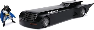 DC Comics 1:24 Batman Animated Series Batmobile Die-cast Car with 2.75"... - Picture 1 of 8