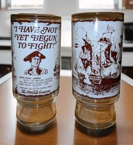 2 vasos de colección COCA COLA Glass Heritage Collection 20 oz - Imagen 1 de 7