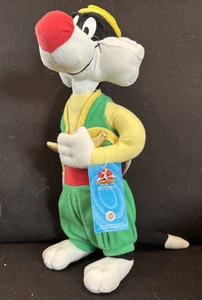 SYLVESTER Looney Tunes Aladdin Genie Plush NWT 12” Warner Bros Stuffed Toy - Picture 1 of 4