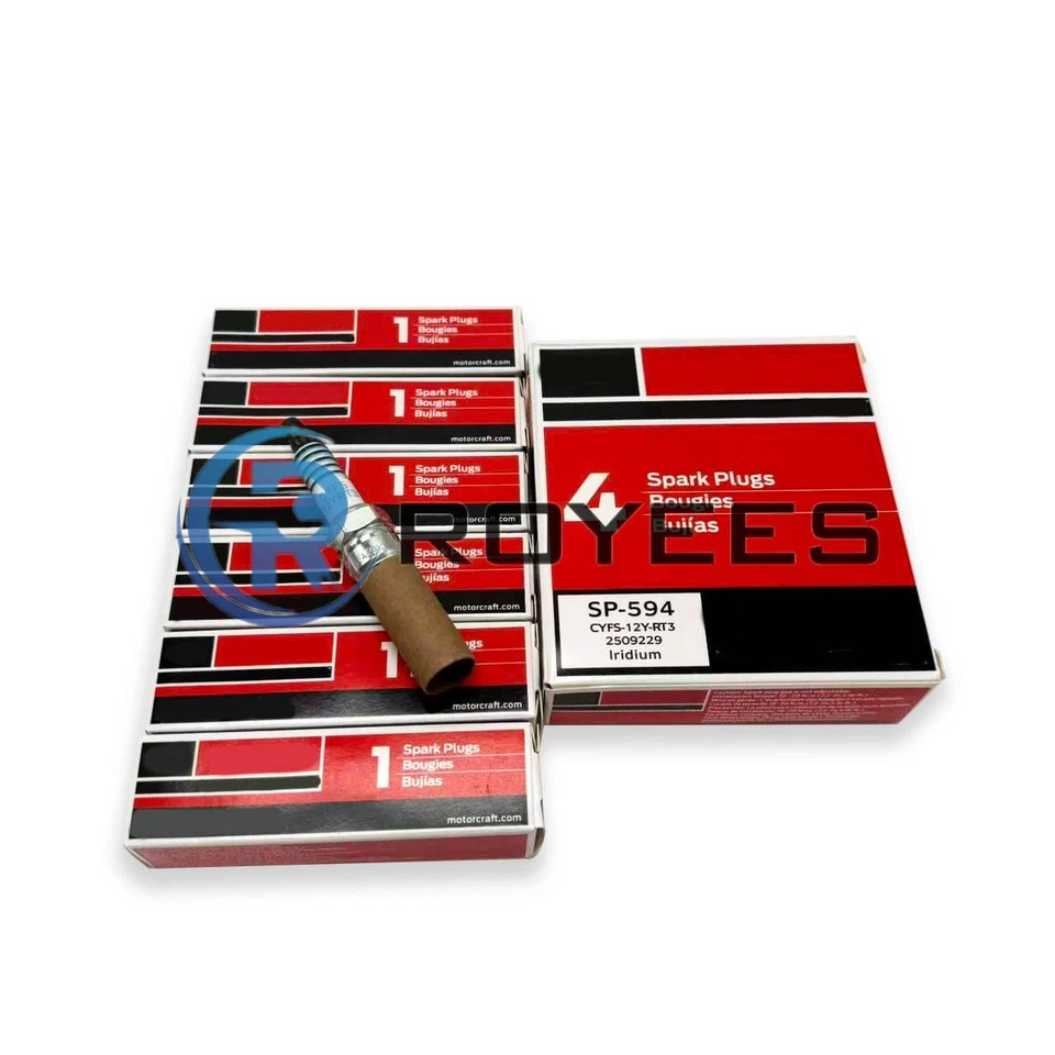 GENUINE 6PCS Motorcraft Spark Plug For Ford Edge Lincoln MKX MKZ SP594 - Image 1 of 4