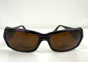 ALAIN MIKLI Dunkellila Acetat Rechteck Rahmen 57 13 135 Handarbeit A0684 59V3 - Bild 1 von 6