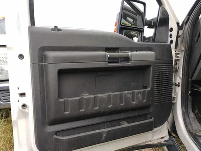 08-15 F350SD Front Door Trim Panel LHCharcoal Black-000DW - Imagem 1 de 4