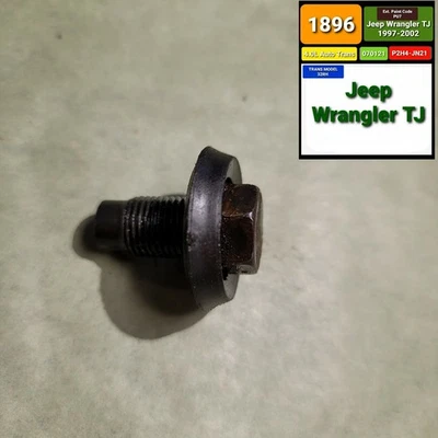 *OIL DRAIN PLUG* for 1997-2002 JEEP WRANGLER TJ OEM *FREE SHIPPING* - Image 1 of 2