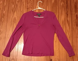 Womens Ralph Lauren Long Sleece Shirt Size Smal. - Picture 1 of 5