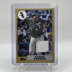 2022 Topps Series 1 Frank Thomas Game Used Memorabilia Patch Chicago White Sox - Bild 1 von 2