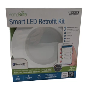 FEIT HomeBrite Smart Bluetooth LED 5” 6”Recessed Cans Retrofit Light Kit New - Picture 1 of 9