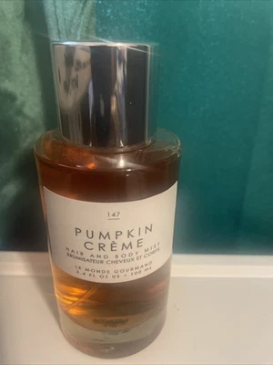147 Le Monde Gourmand  Pumpkin Creme Hair & Body Mist Full Size 3.4oz Brand New - Image 1 of 4