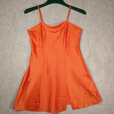 Vestido Vintage Victoria's Secret Mujer Pequeño Seda Y2K Babydoll Slip Mini Coqueta Foto 1 de 4