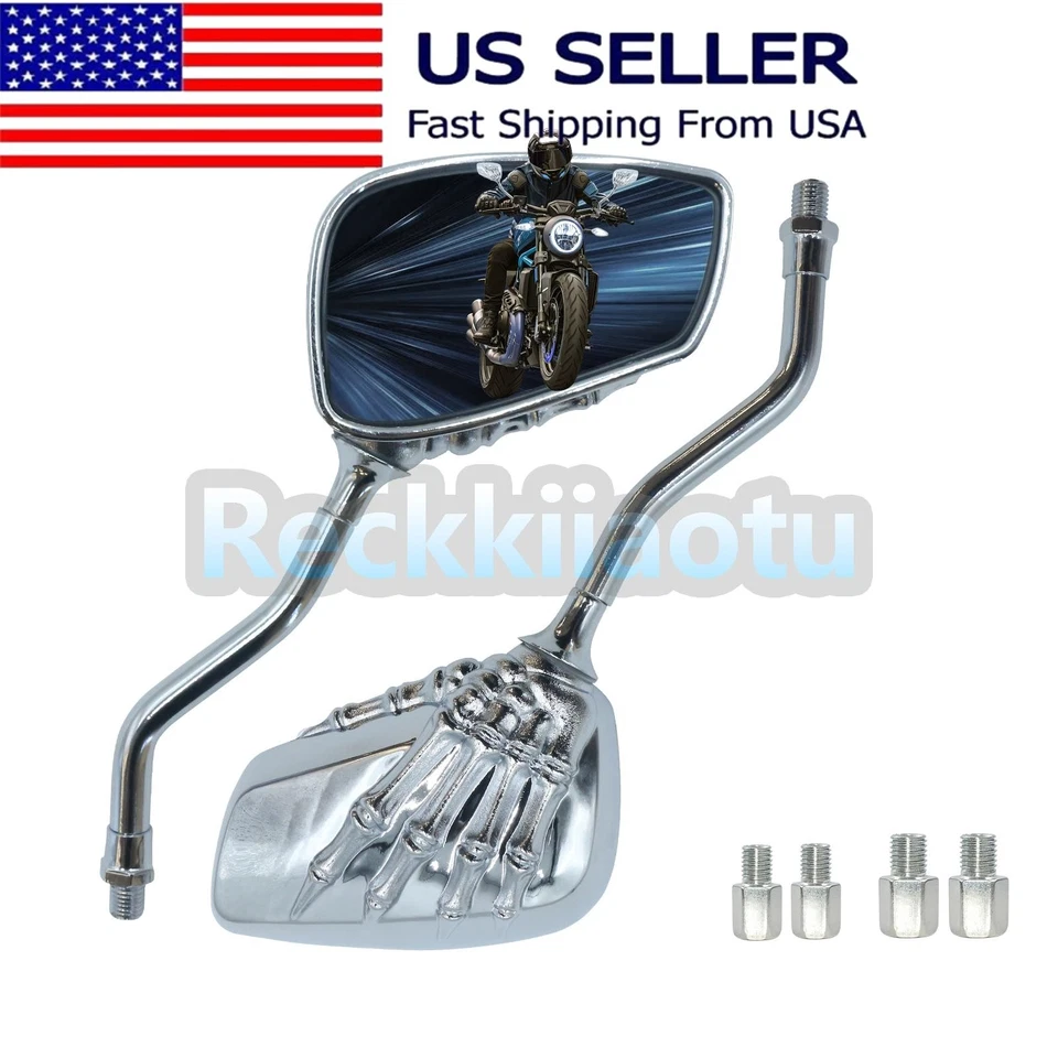 Motorcycle Rearview Mirrors For Honda CRF100F/CRF150F/CRF230F/CRF250R/CRF250X - Изображение 1 из 4