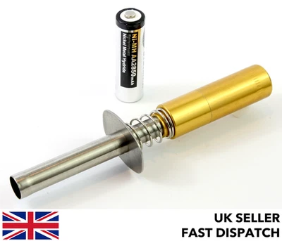 Gold Glow Plug Starter/Igniter for Nitro RC Car/Buggy & 2000+mah NIMH battery - Image 1 of 4