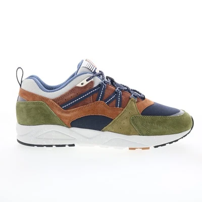 Karhu Fusion 2.0 Trees Of Finland Mens Green Lifestyle Sneakers Shoes - Image 1 of 4