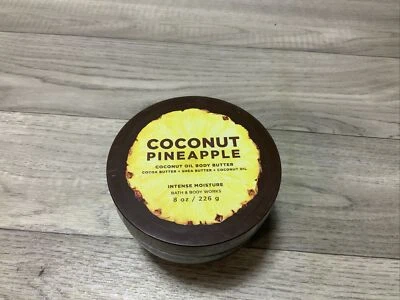 Bath & Body Works Coconut Pineapple Intense Moisture Body Butter 8oz NEW - Image 1 of 4
